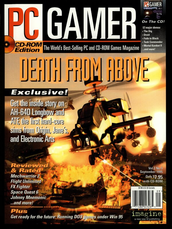 PC Gamer   Issue 016   September 1995 (Imagine) cover